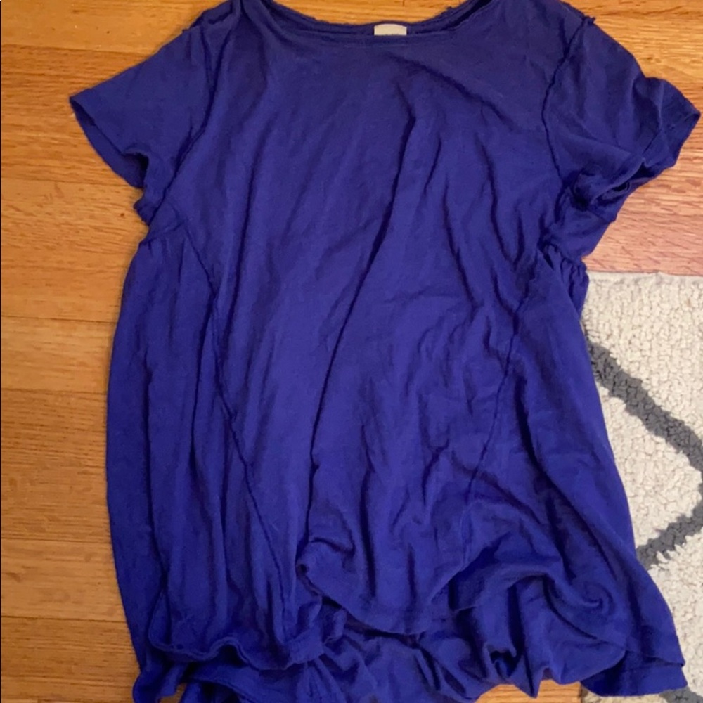 Free People Yours High Low tee - Picture 2 of 4